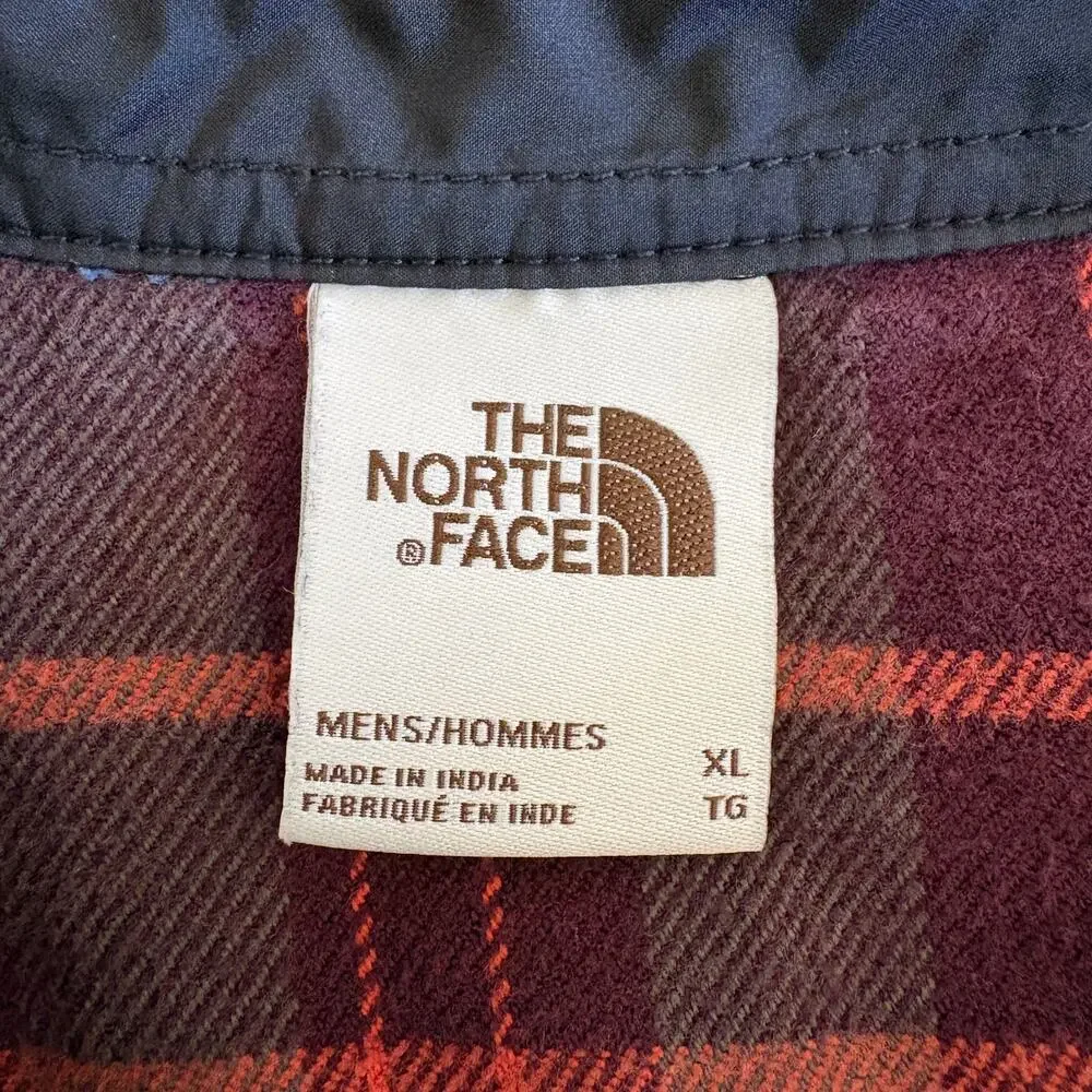 The North Face Plaid Flannel Shirt - Men's Size XL
